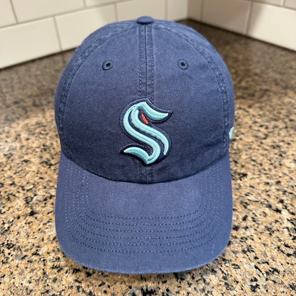 Seattle Kraken Hat '47 Franchise Men's Medium Navy Blue Fitted NHL